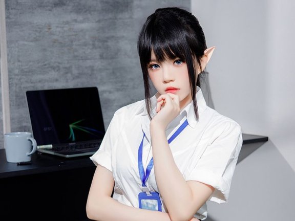 桜桃喵 – NO.176 精灵OL [46P-643M]